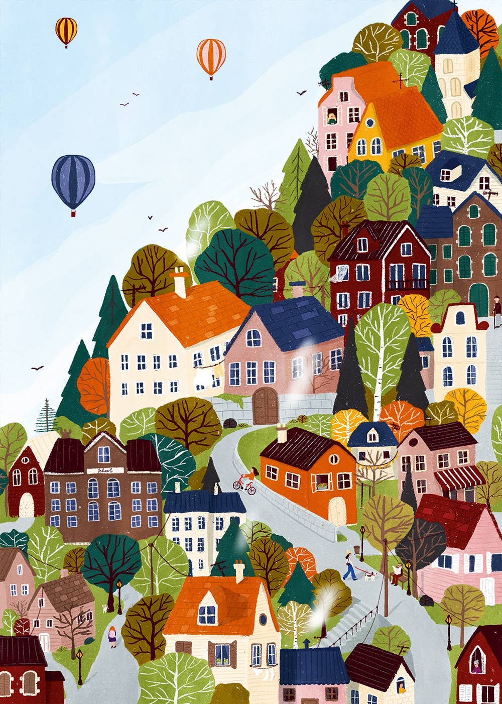 Puzzle 1000 pièces - Forest City