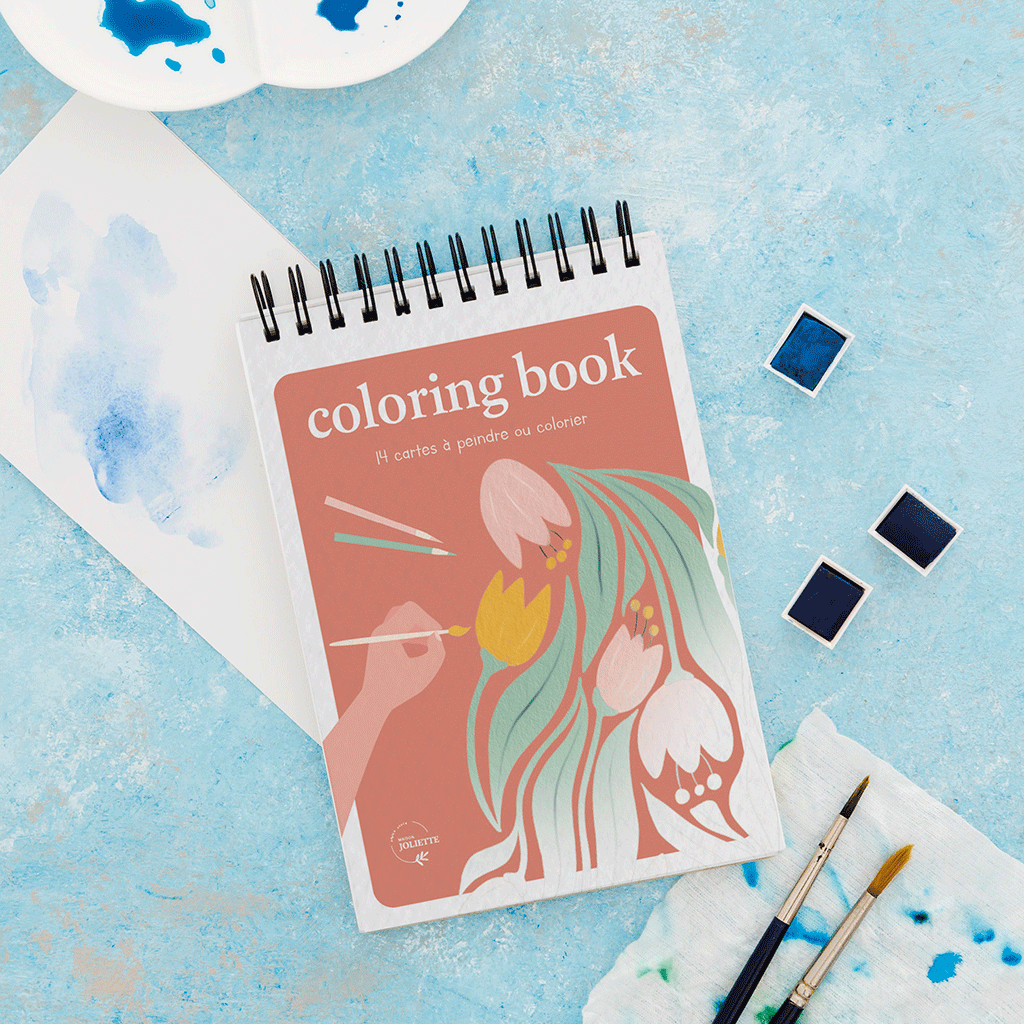 Carnet de coloriage - Floral #1