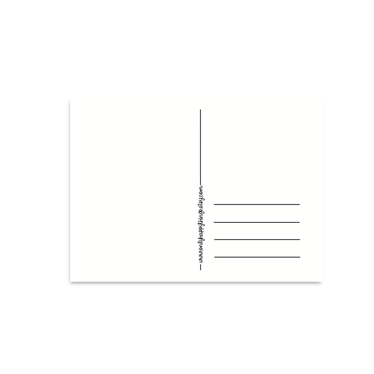 Postcard - Bookish Christmas