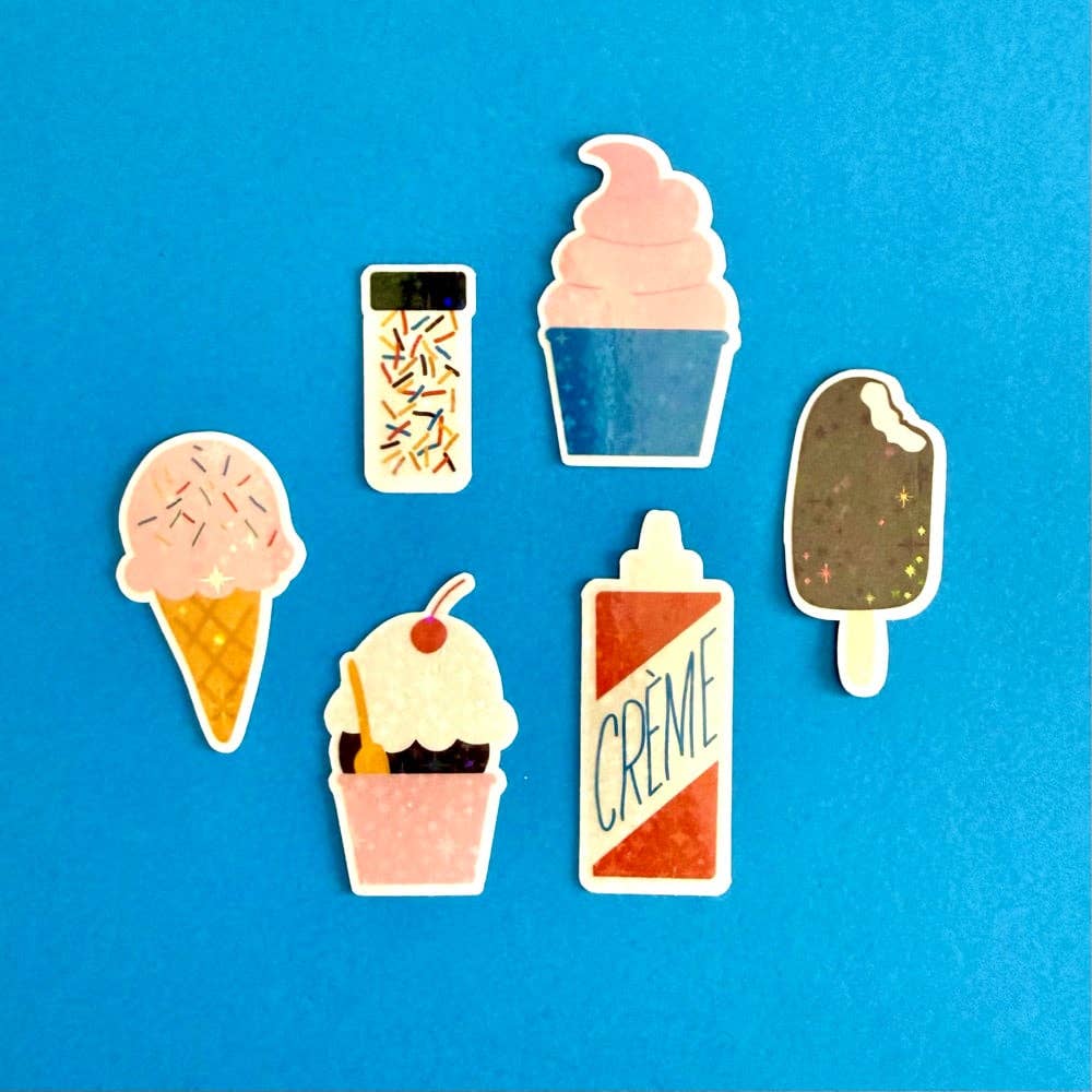 Lot de stickers - Ice Cream