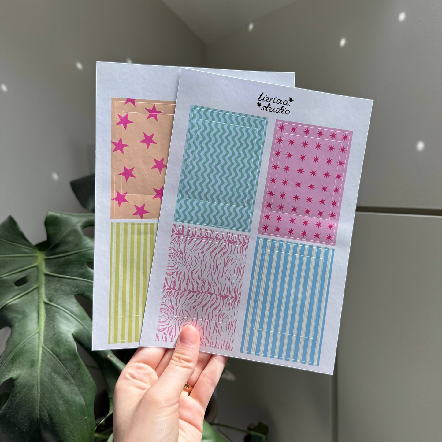 Planches de stickers x2 - Cadres Polaroïd
