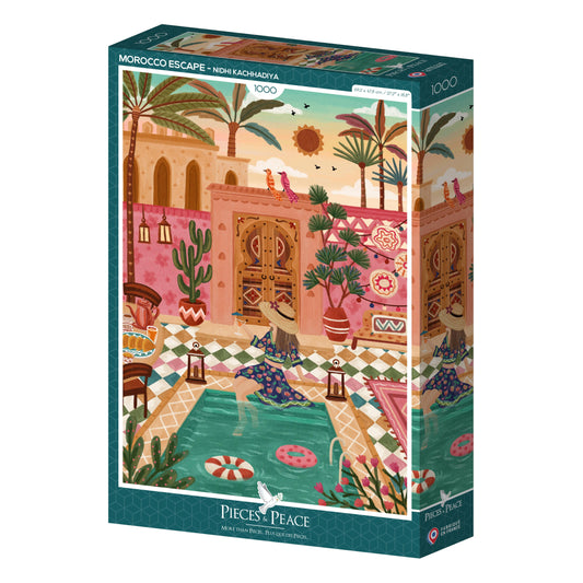 Puzzle 1000 pièces - Escapade Marocaine