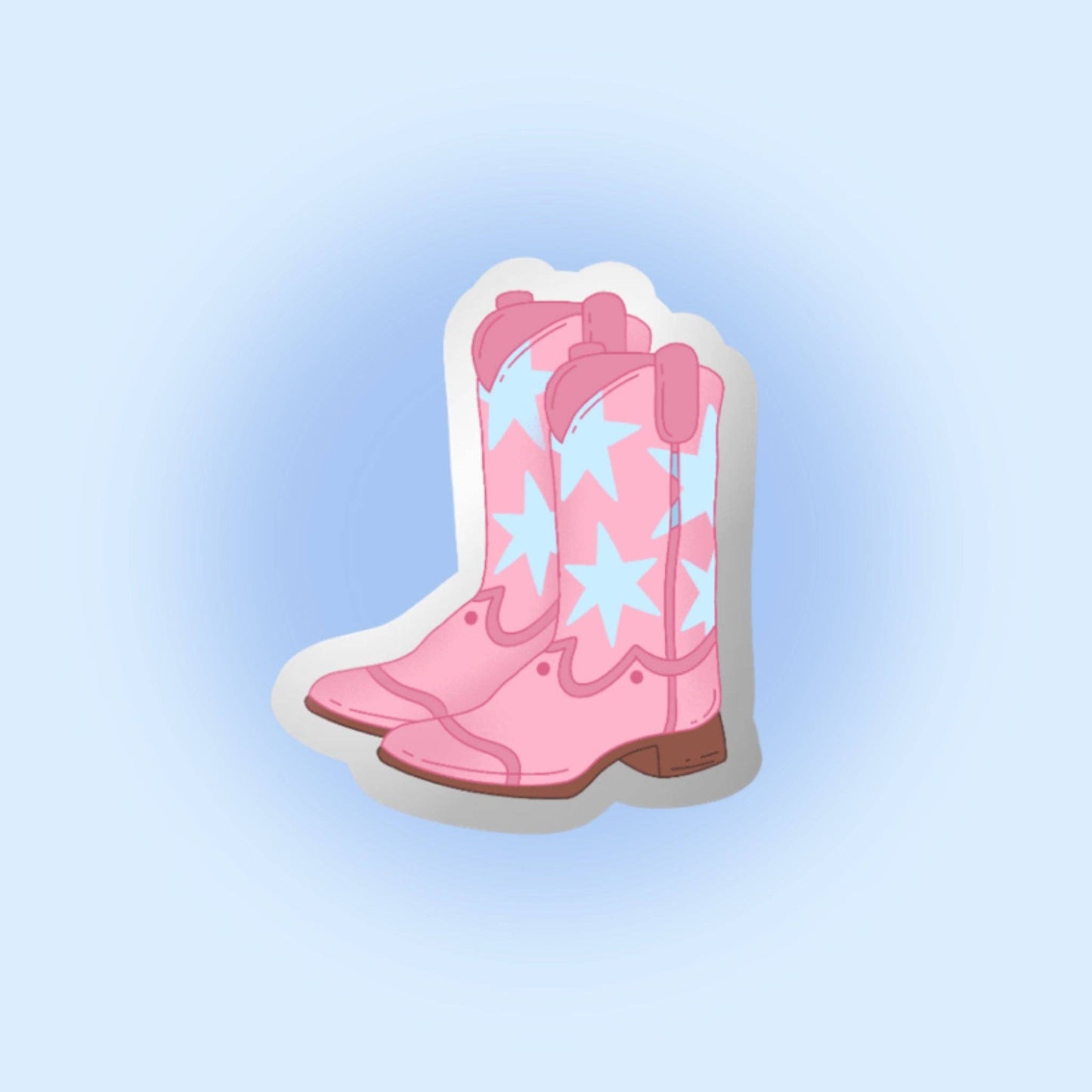 Sticker - Bottes de cowboy
