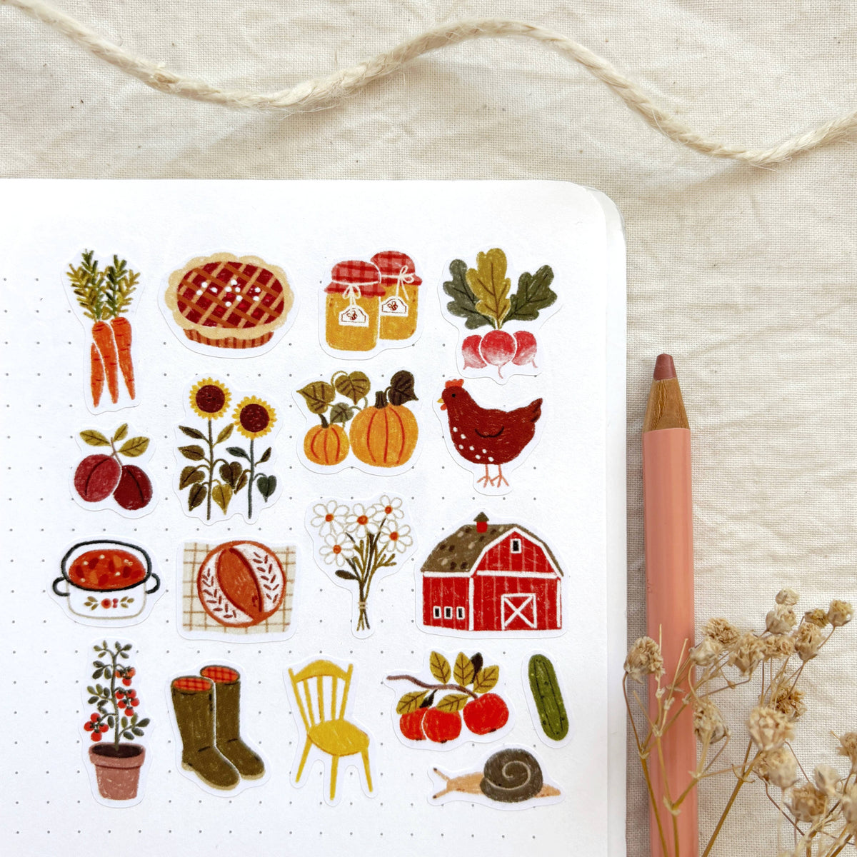 Planche de stickers - Campagne