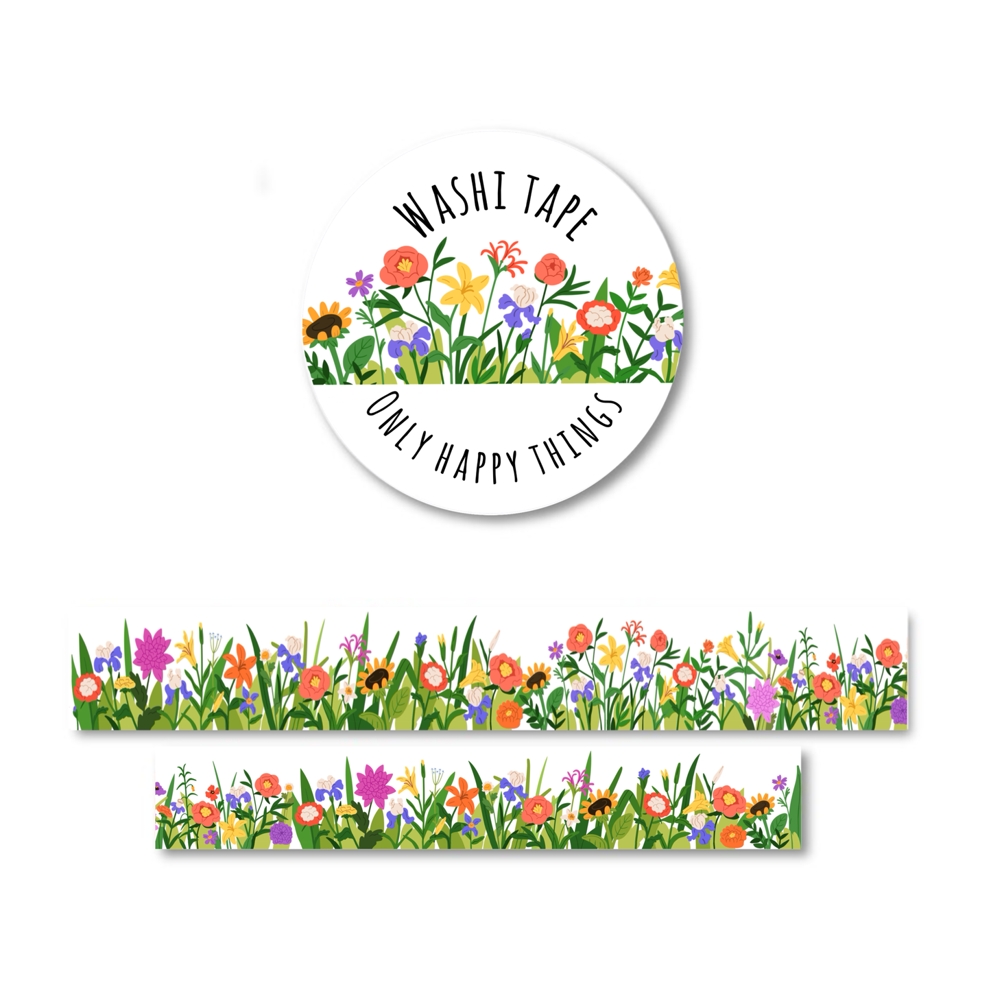 Washi Tape - Spring Flowers