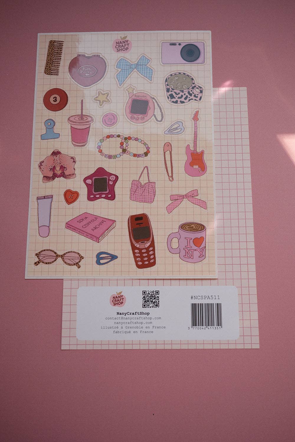 Planche de stickers - Nostalgie