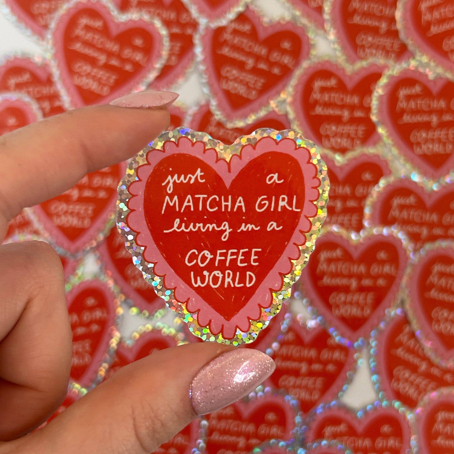 Sticker - Coeur Matcha