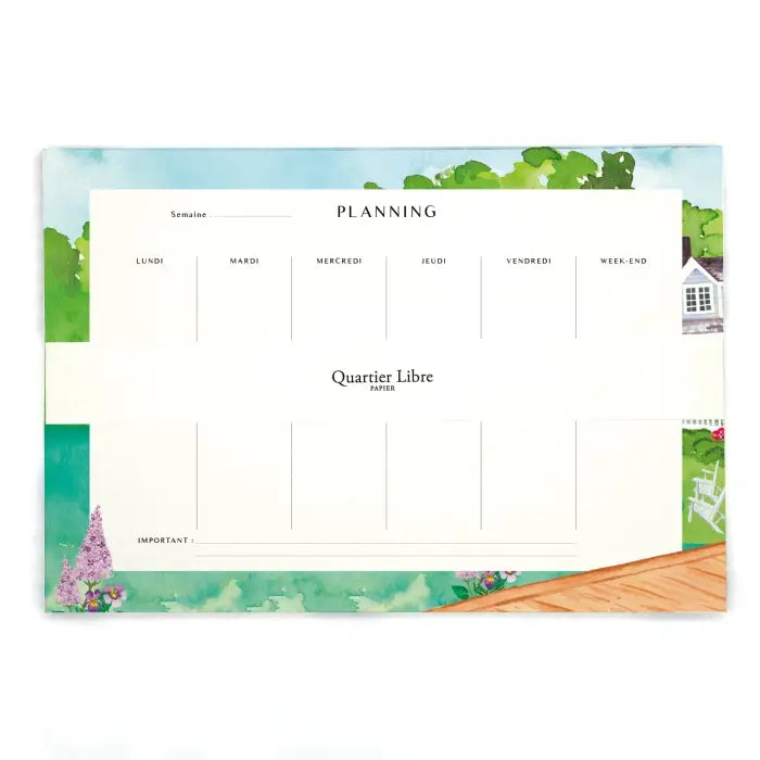 Planning - Maison du Lac