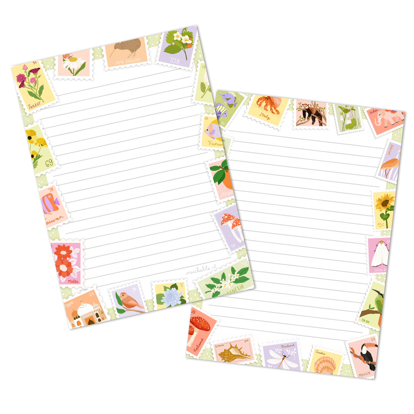 Bloc-Notes - Timbres