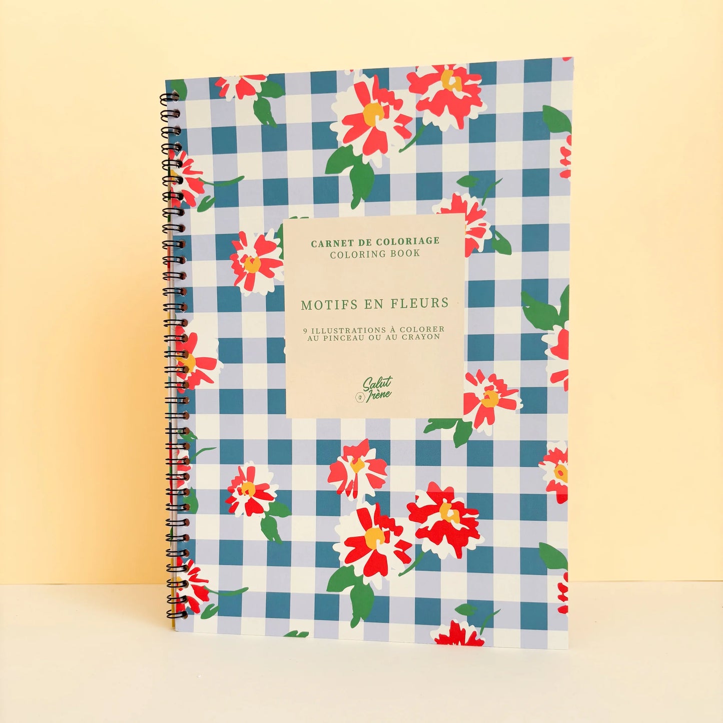 Carnet de coloriage - Motifs en fleurs