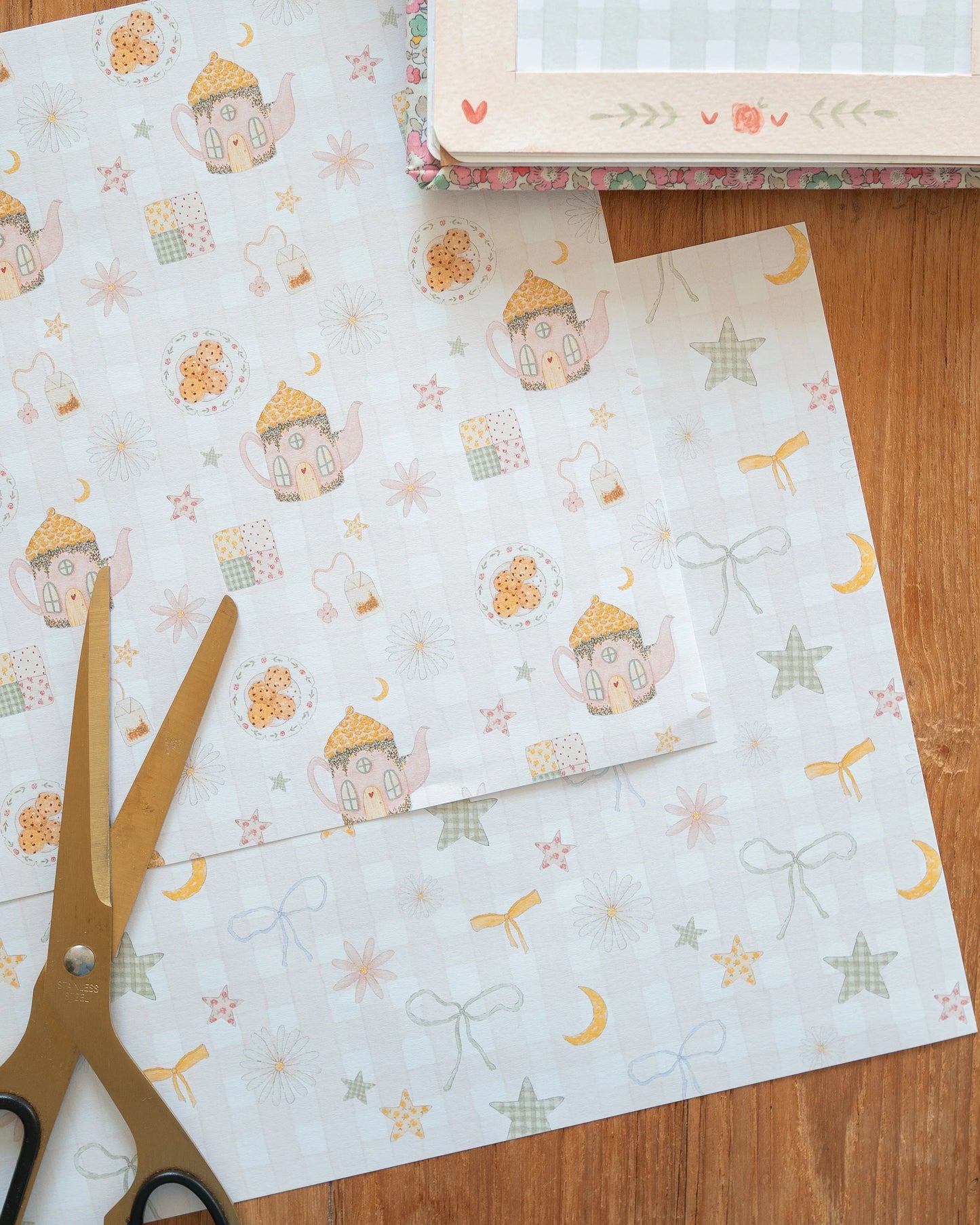 Papier scrapbooking - Cottage