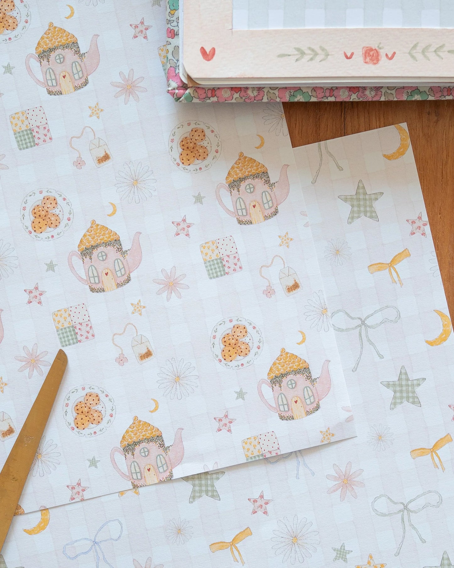 Papier scrapbooking - Cottage