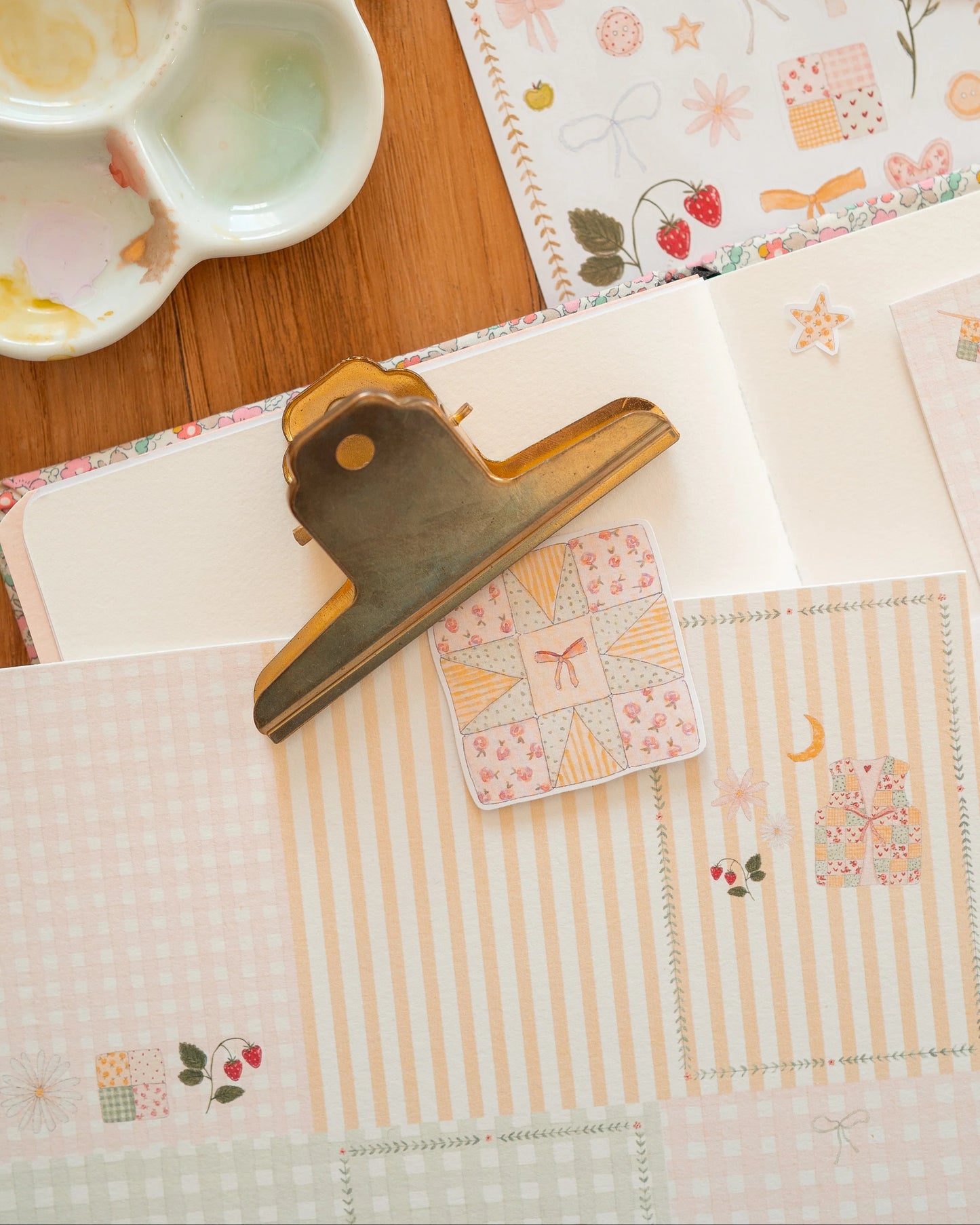 Kit de scrapbooking - Après-midi au cottage
