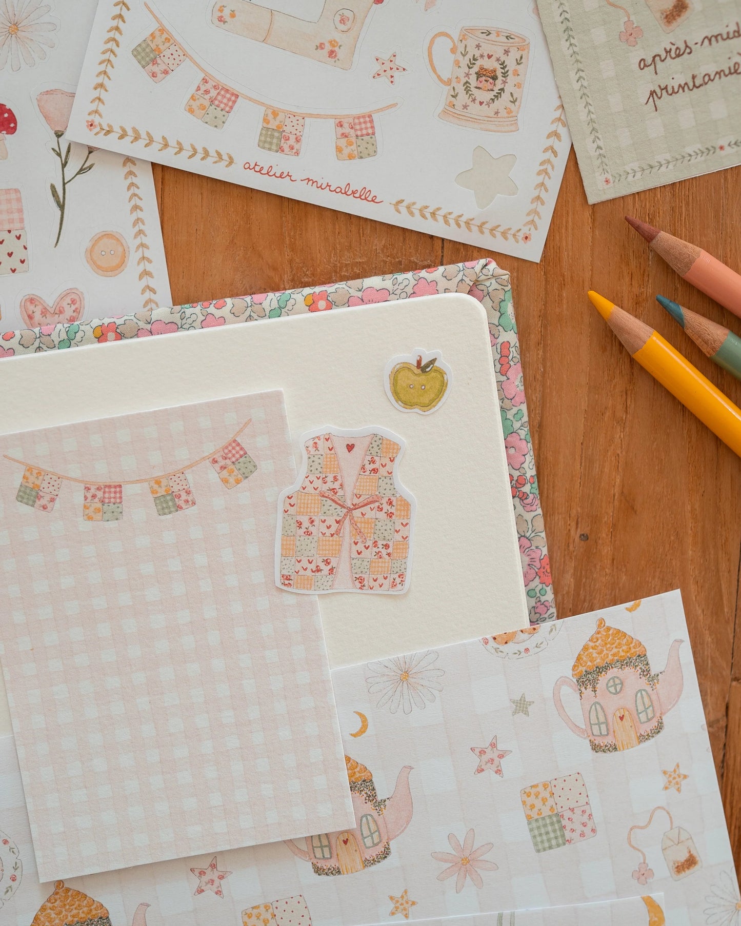 Kit de scrapbooking - Après-midi au cottage