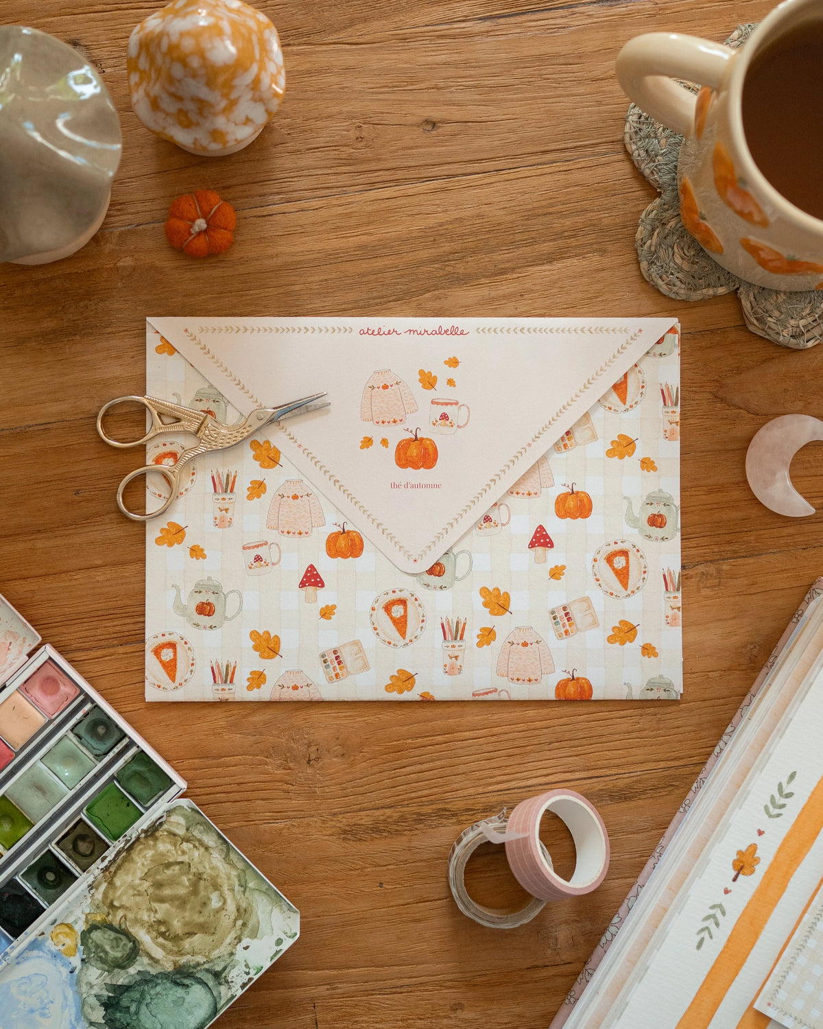 Scrapbooking Kit - Autumn Tea