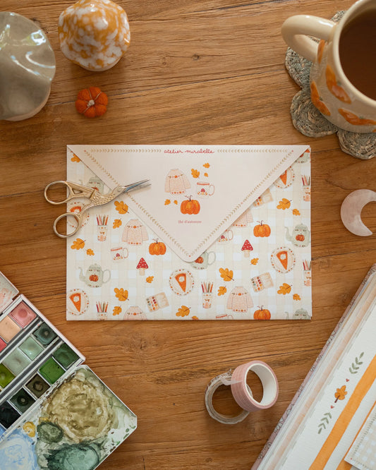 Kit di scrapbooking - Tè d'Autunno
