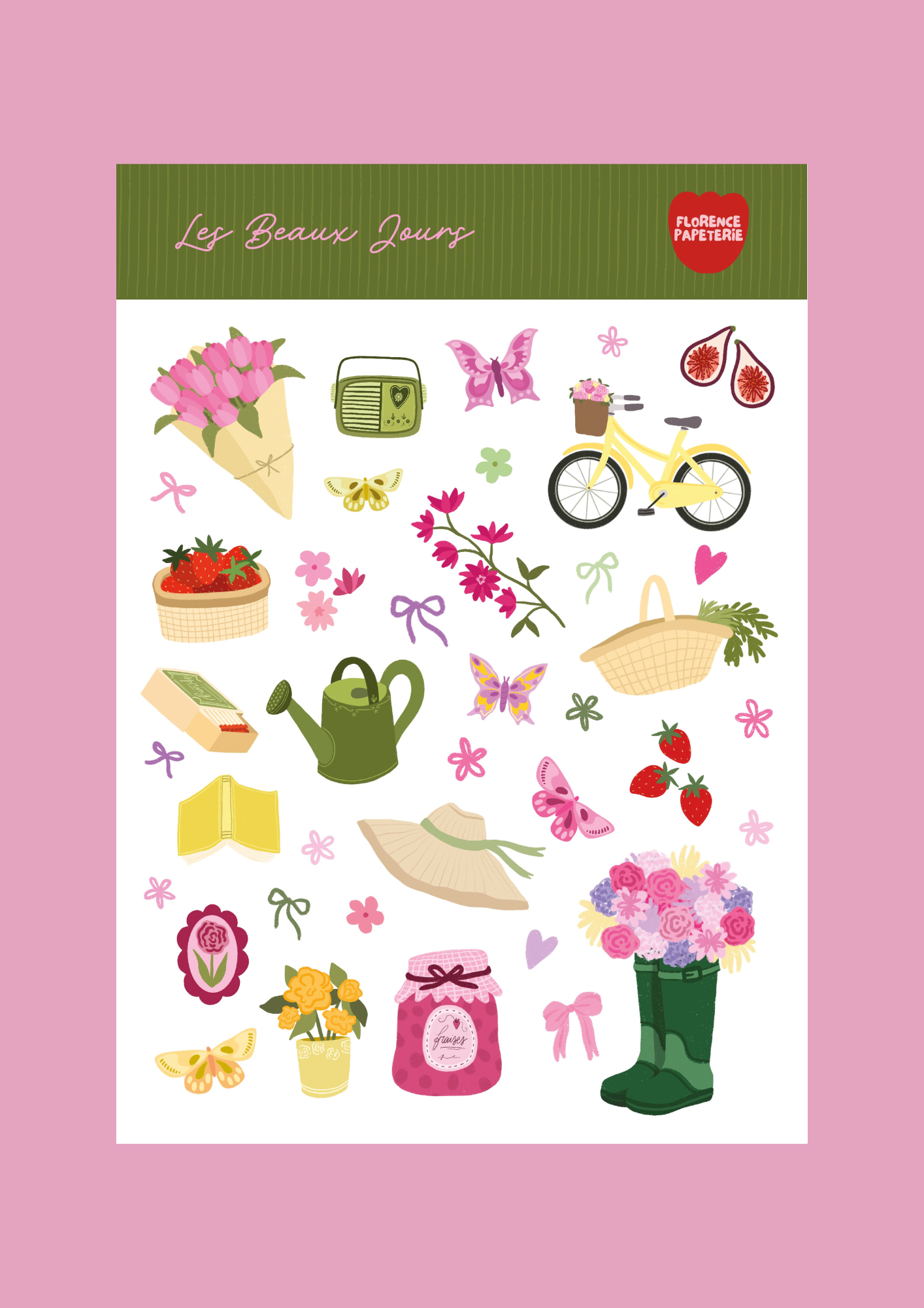 Planche de stickers - Les Beaux Jours