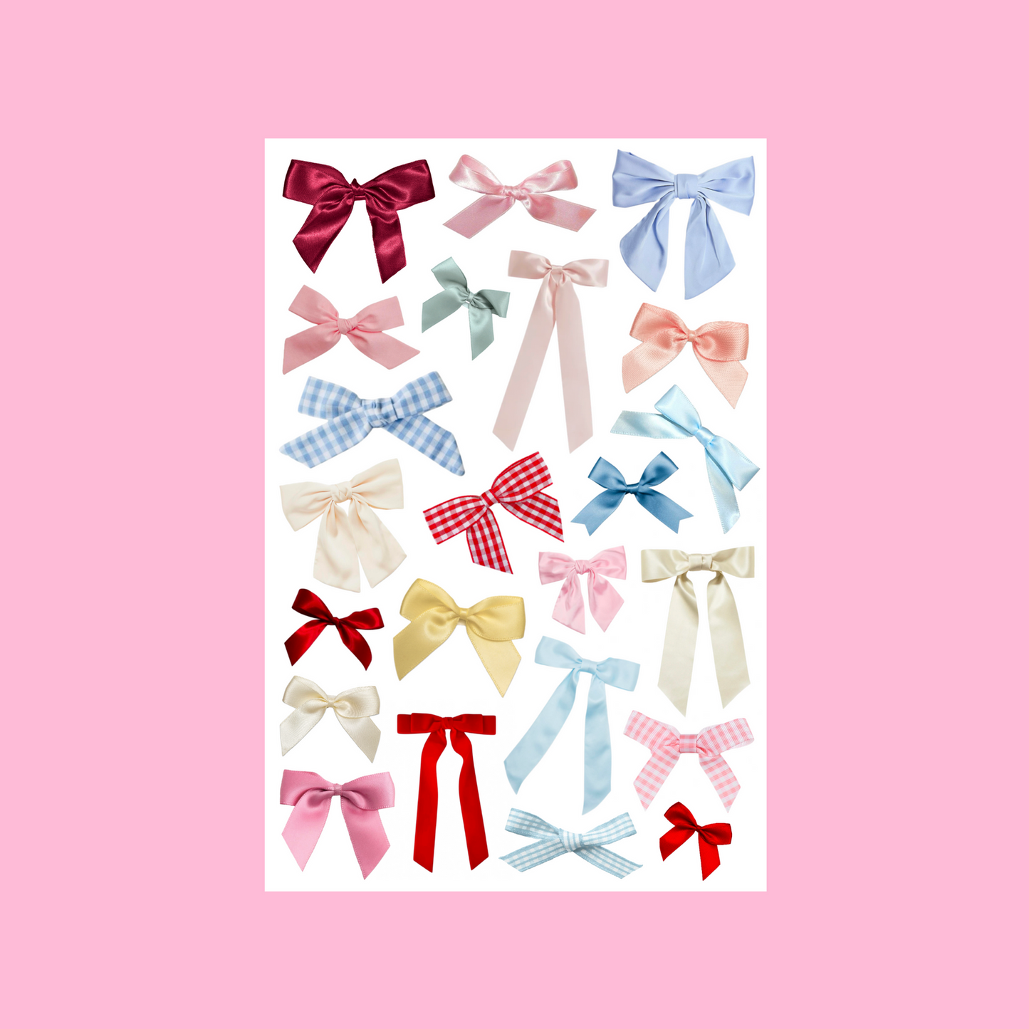 Planche de stickers - Pretty Bows