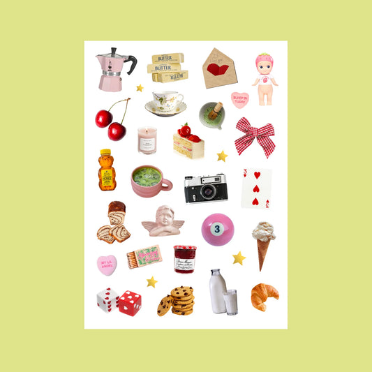 Planche de stickers - Breakfast