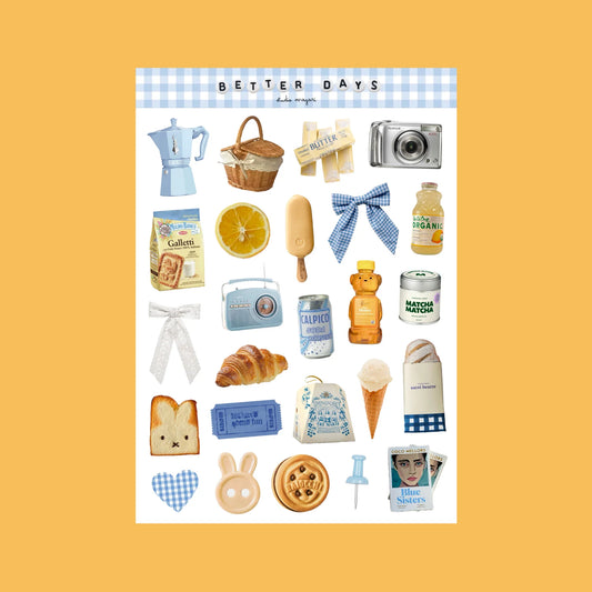 Planche de stickers - Better Days