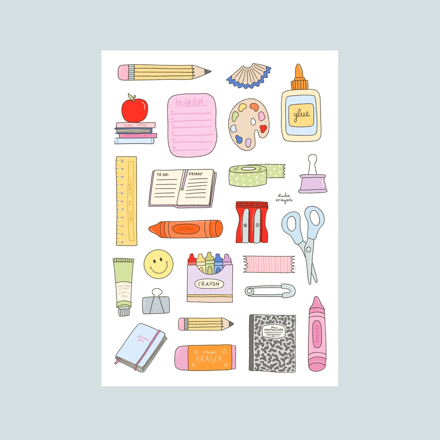 Planche de stickers - Crafty Girl