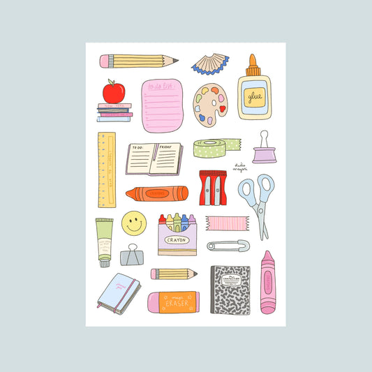 Planche de stickers - Crafty Girl