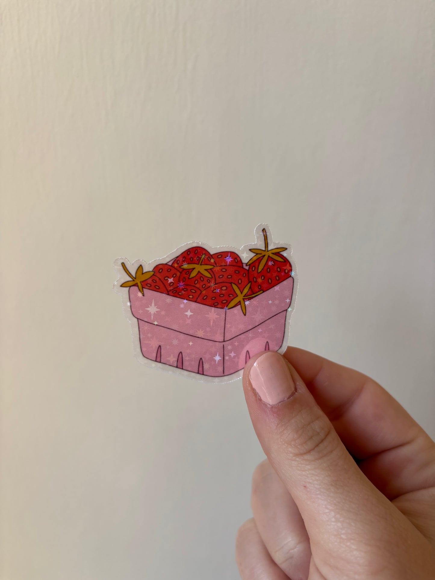 Sticker - Boîte de fraises