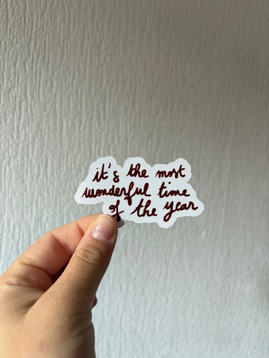Sticker - Wonderful time of the Year