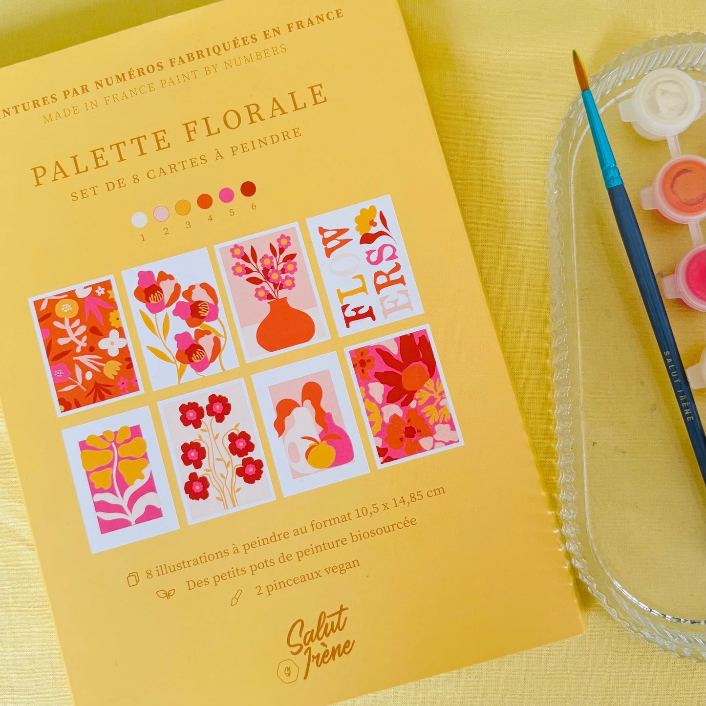 Peintures sur numéros - Palette Florale