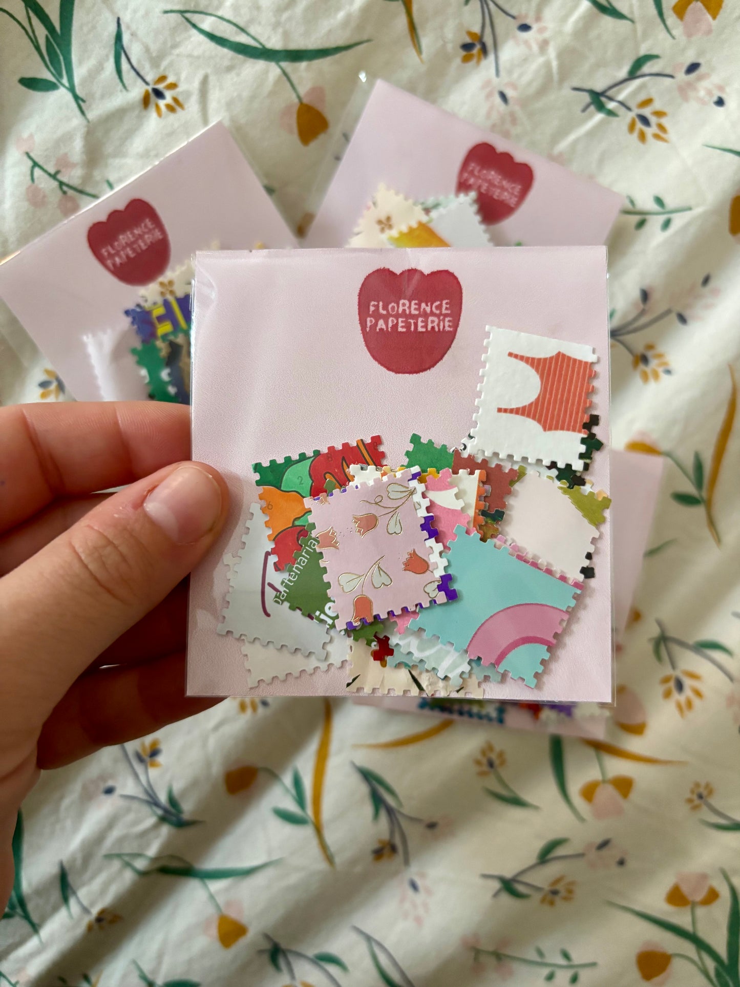 Timbres à coller pour le scrapbooking