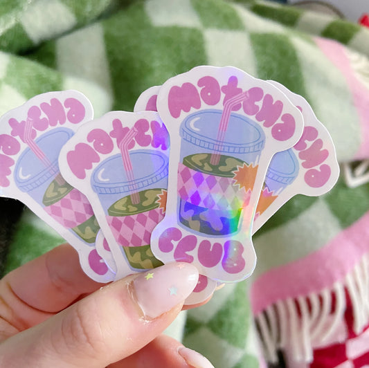 Sticker - Matcha Club