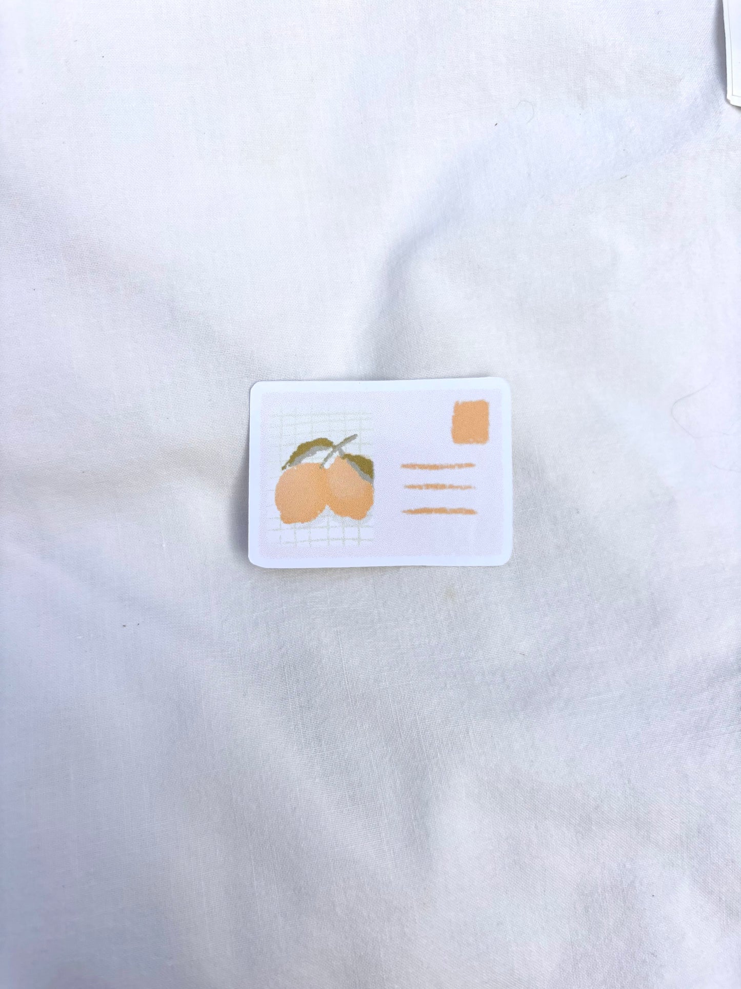 Sticker - Carte postale citron