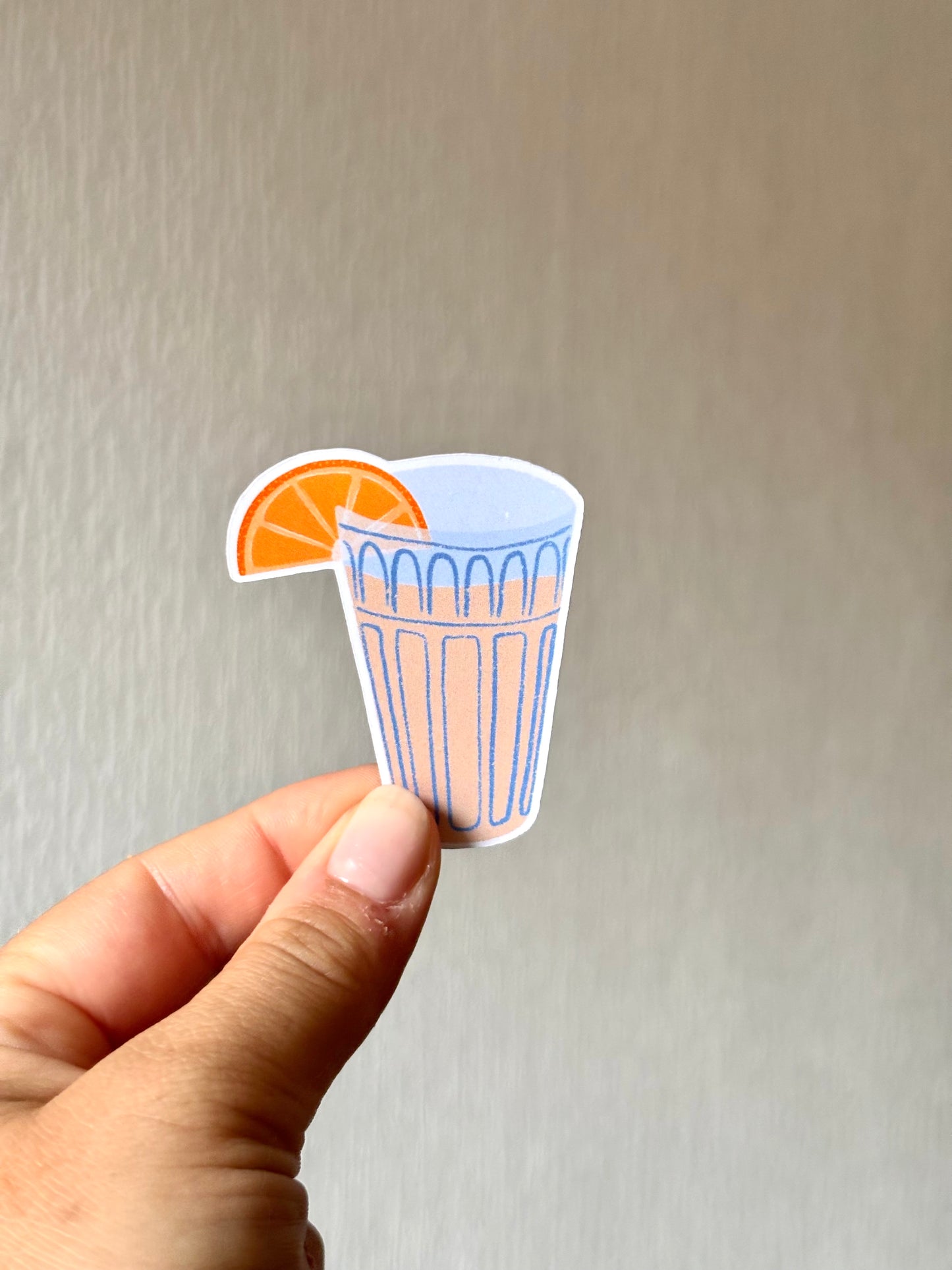 Sticker - Verre de jus