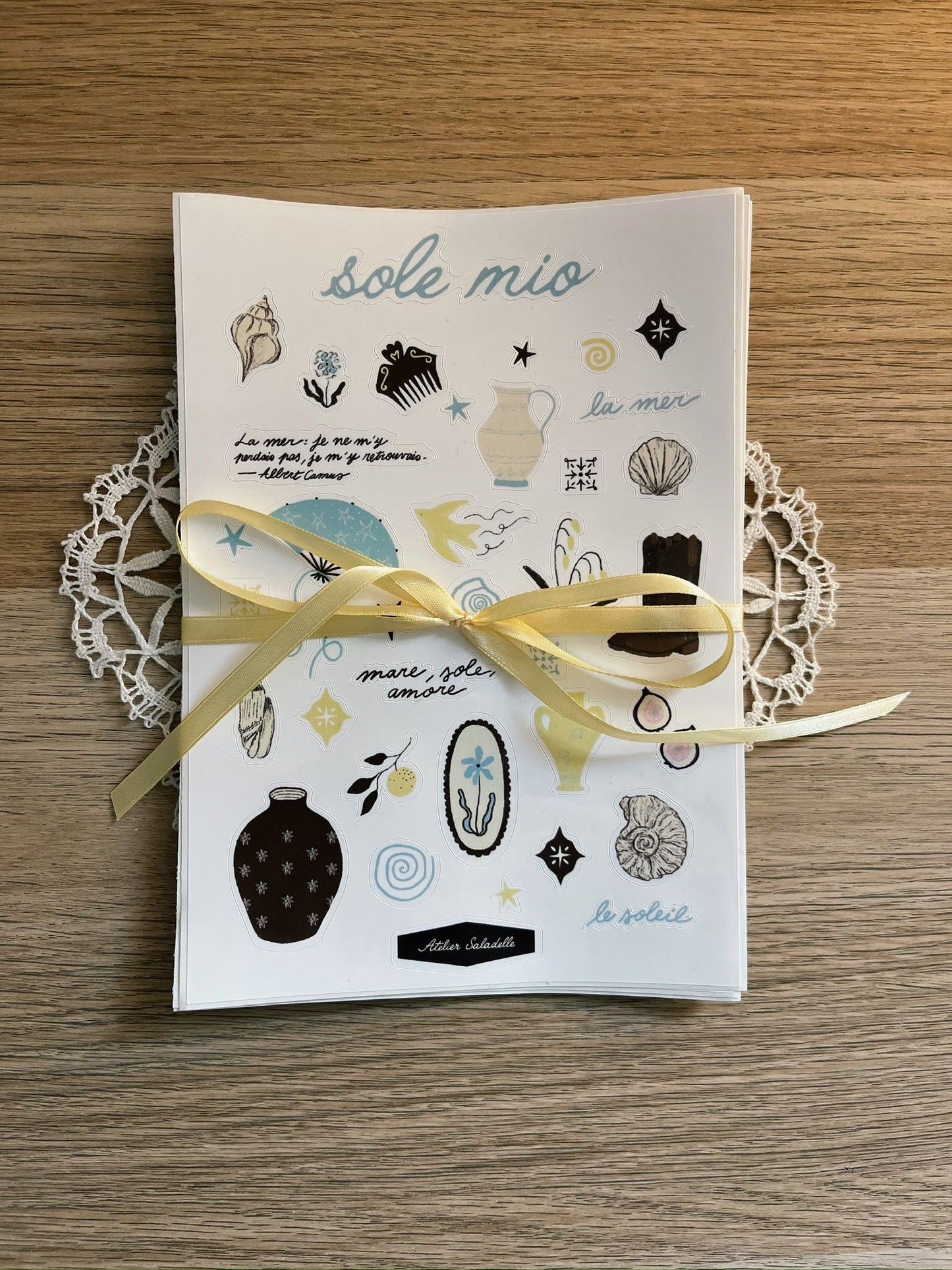 Planche de stickers - Sole Mio