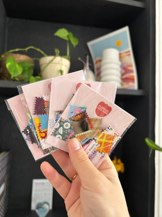 Timbres à coller pour le scrapbooking