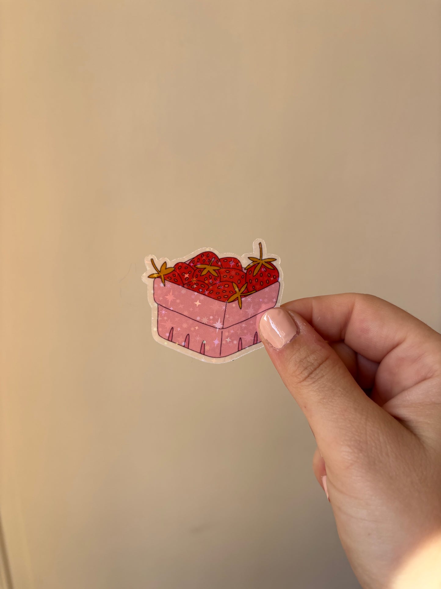 Sticker - Boîte de fraises