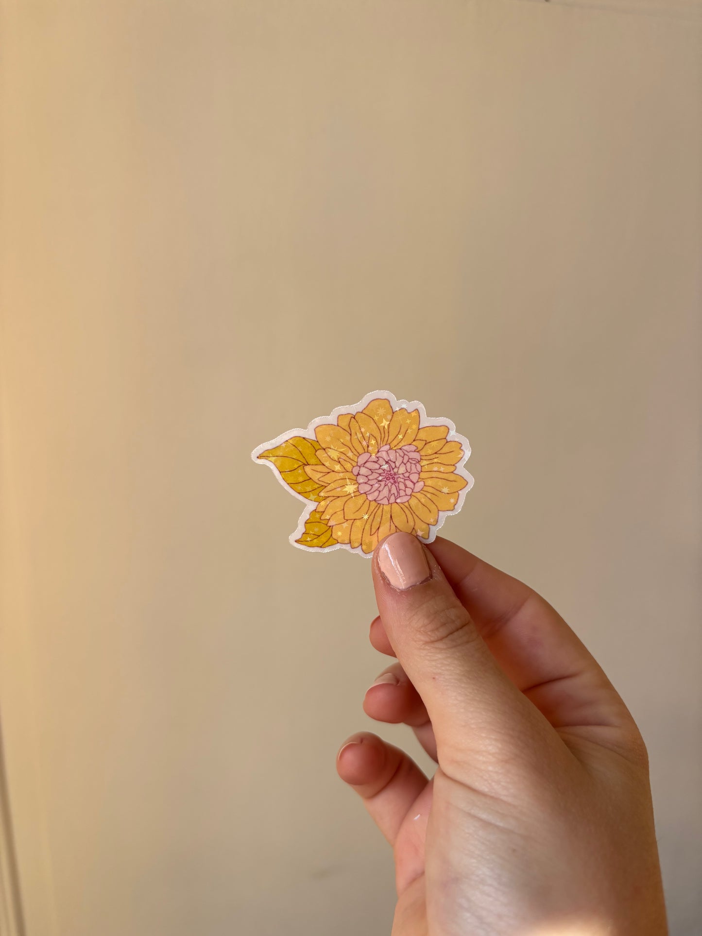 Stickers - Fleur Jaune