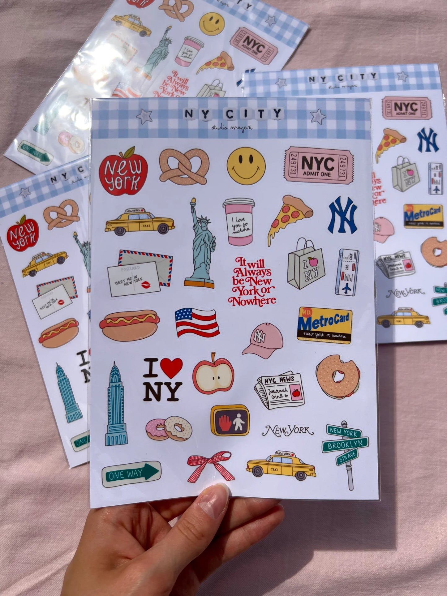Planche de stickers - NY city