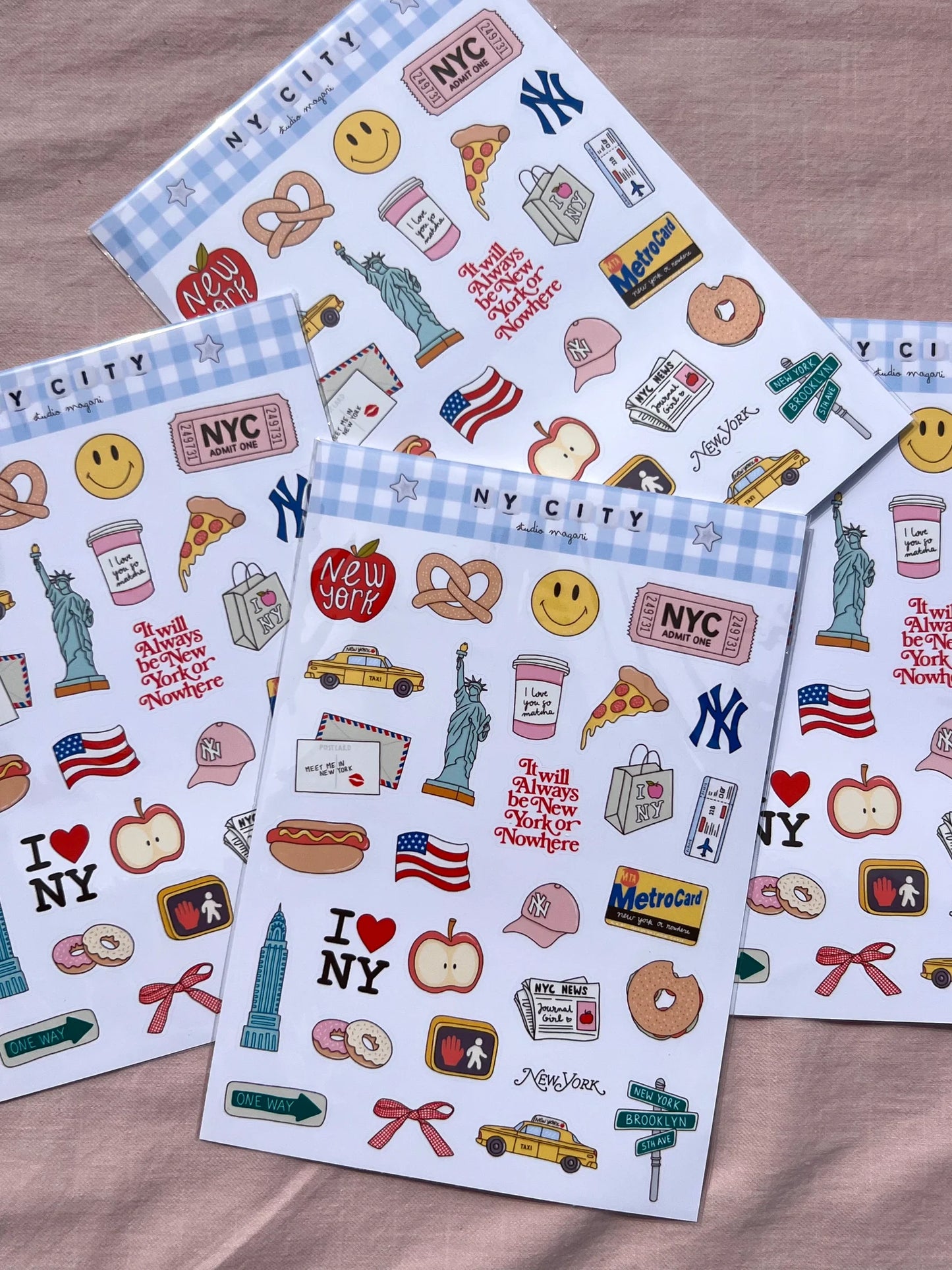 Planche de stickers - NY city