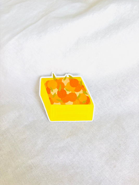 Sticker - Barquette d'oranges