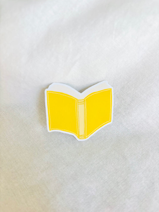 Sticker - Livre jaune