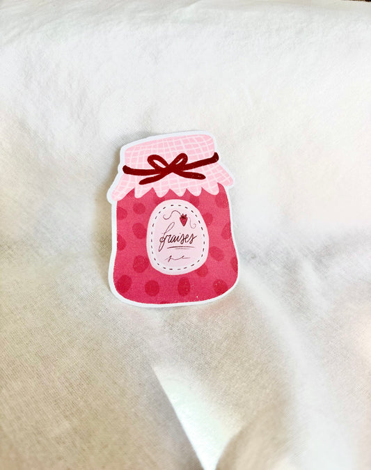 Sticker - Confiture de fraise