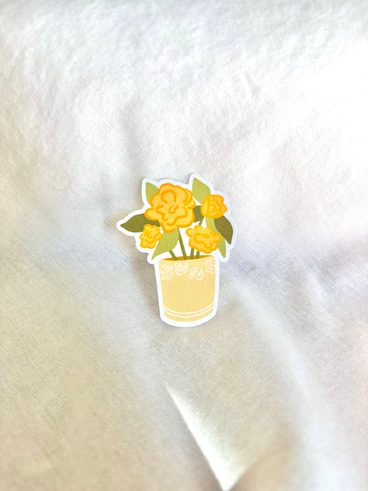 Sticker - Pot de fleur