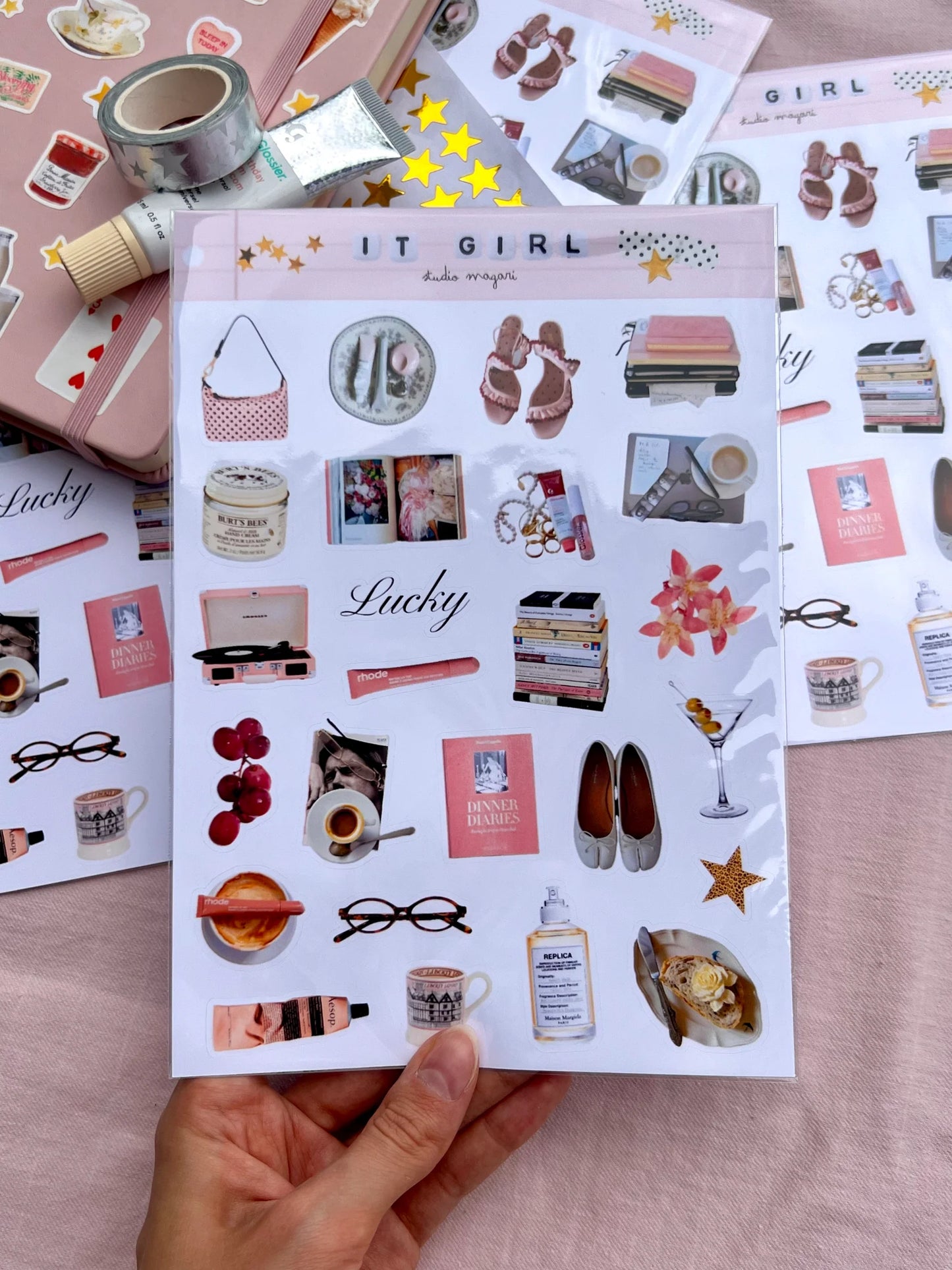 Planche de stickers - It Girl