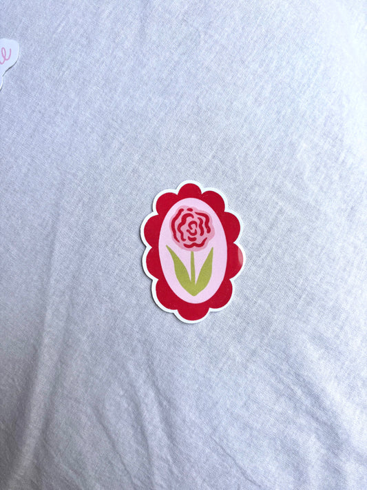 Sticker - Timbre Fleuri