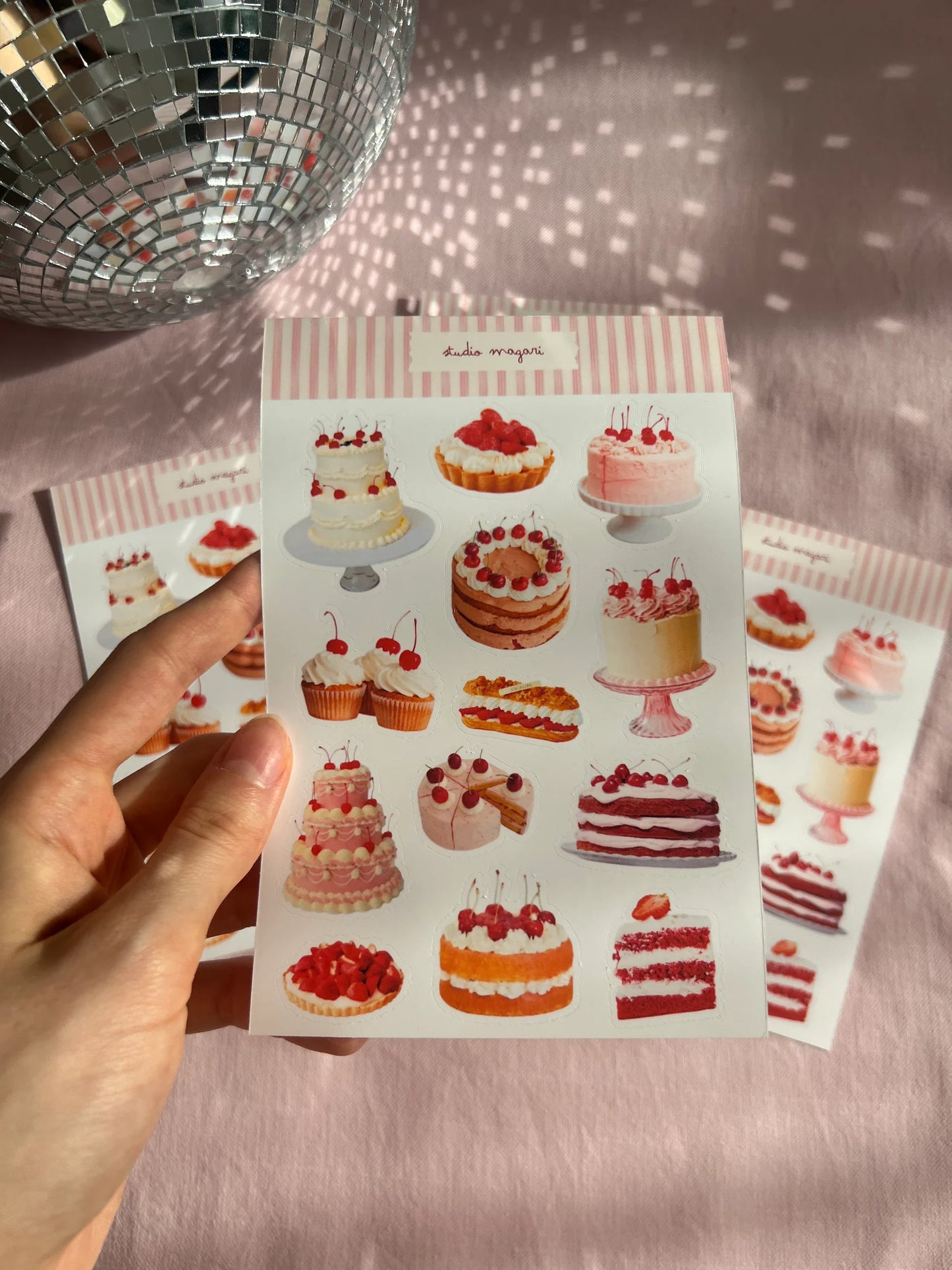 Planche de stickers - Pâtisseries