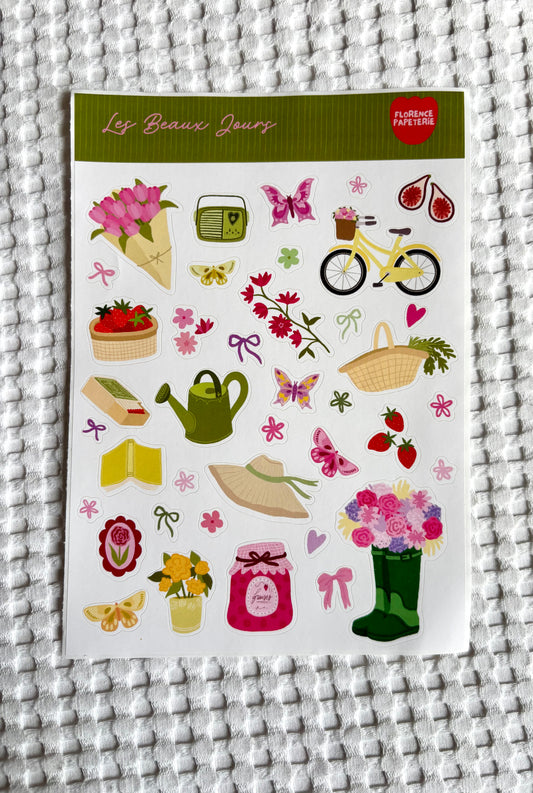 Planche de stickers - Les Beaux Jours