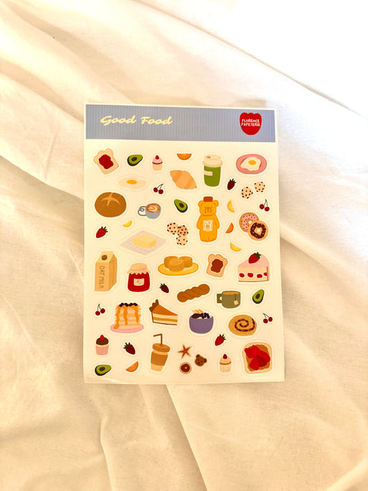 Planche de stickers - Good Food