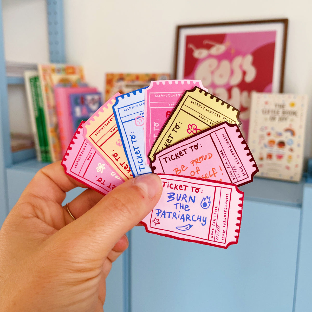 Sticker - Ticket à collectionner