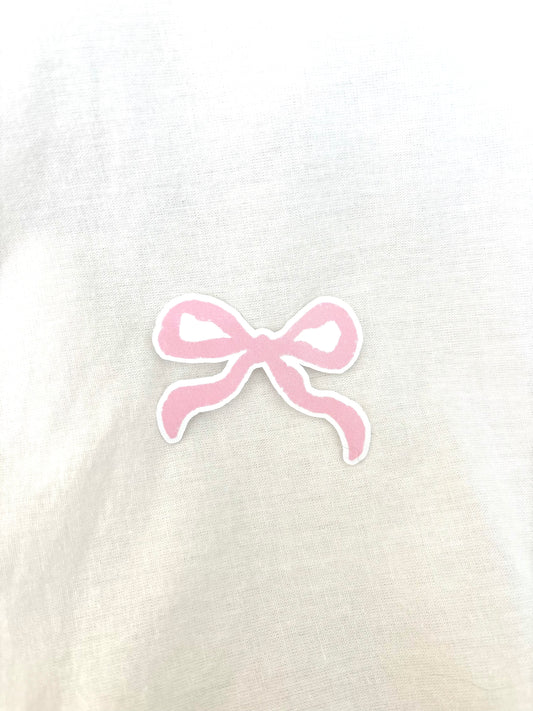 Sticker - Noeud Rose